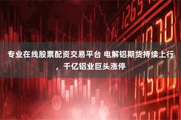 专业在线股票配资交易平台 电解铝期货持续上行,千亿铝业巨头涨停